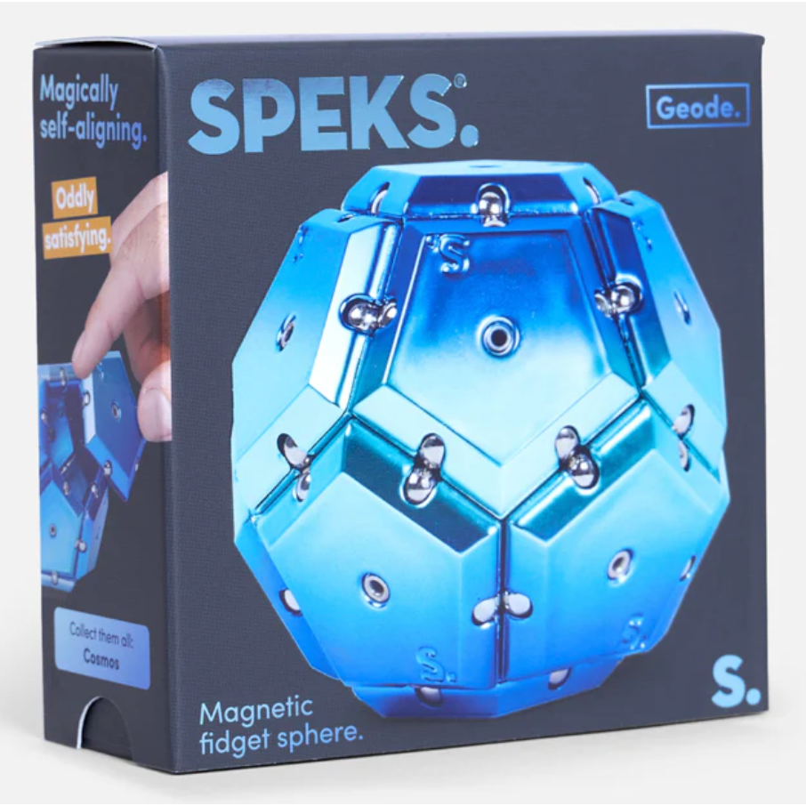 Speks - Geode Chrome Magnetic Fidget Sphere