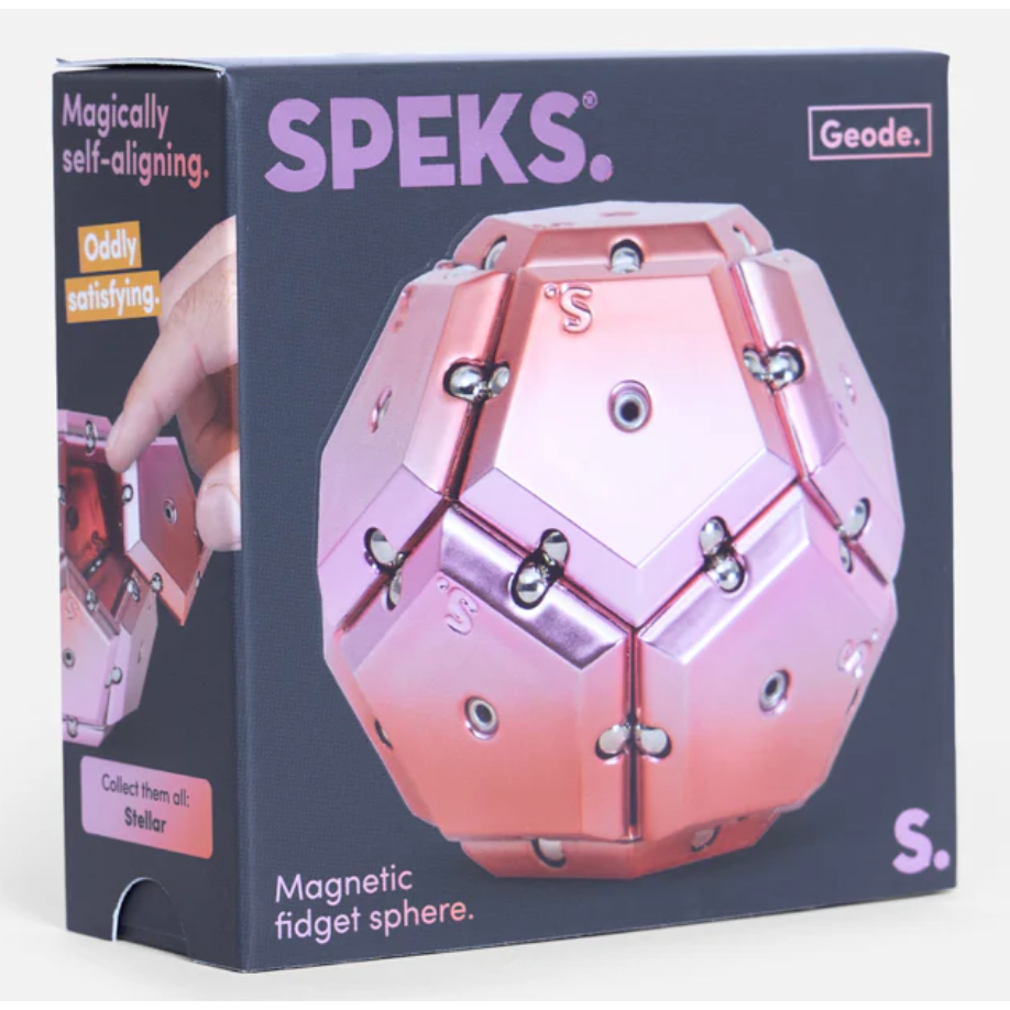 Speks - Geode Chrome Magnetic Fidget Sphere