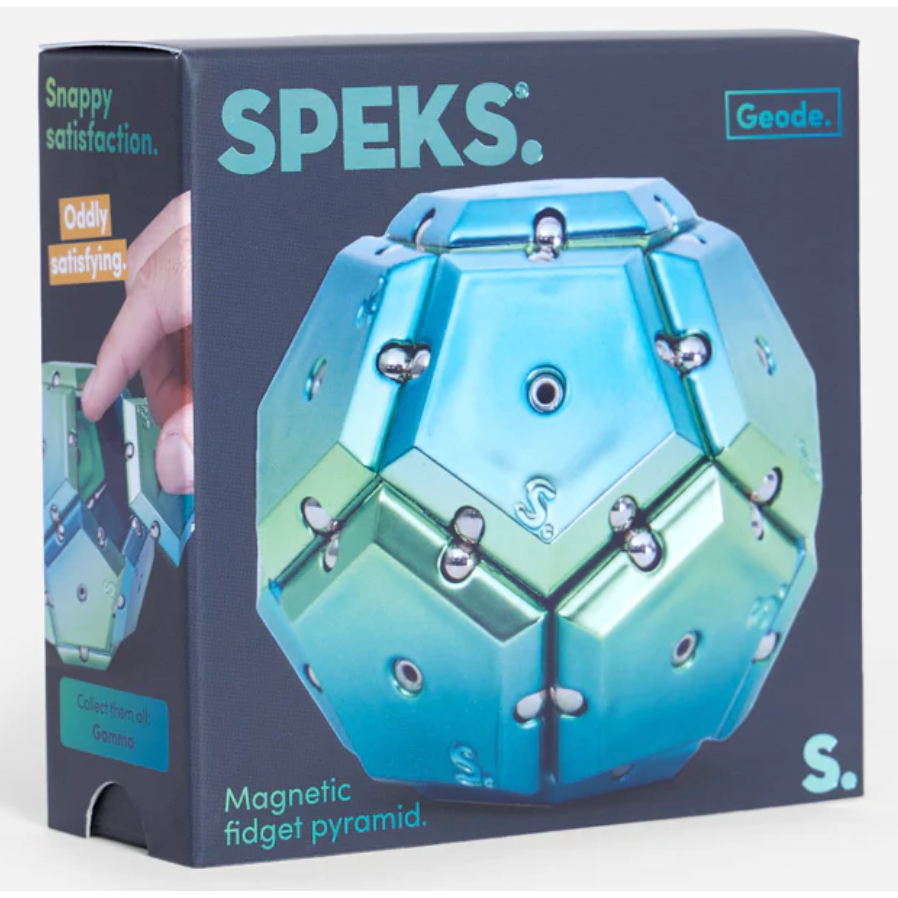Speks - Geode Chrome Magnetic Fidget Sphere