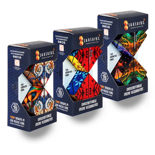 Shashibo Icosa - Next Generation XL STEM Magnetic Fidget Cube