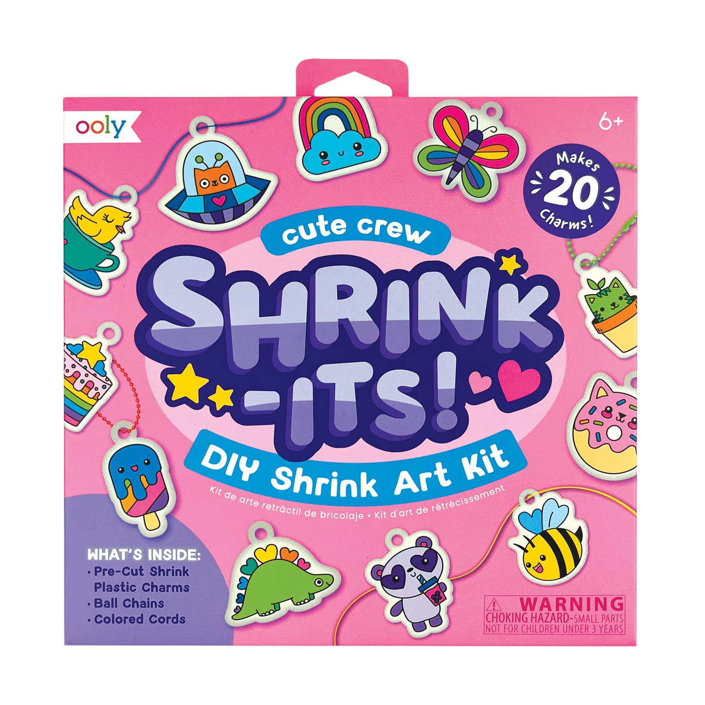 Ooly Shrink-Its! DIY Shrink Art Kit - Cute Crew