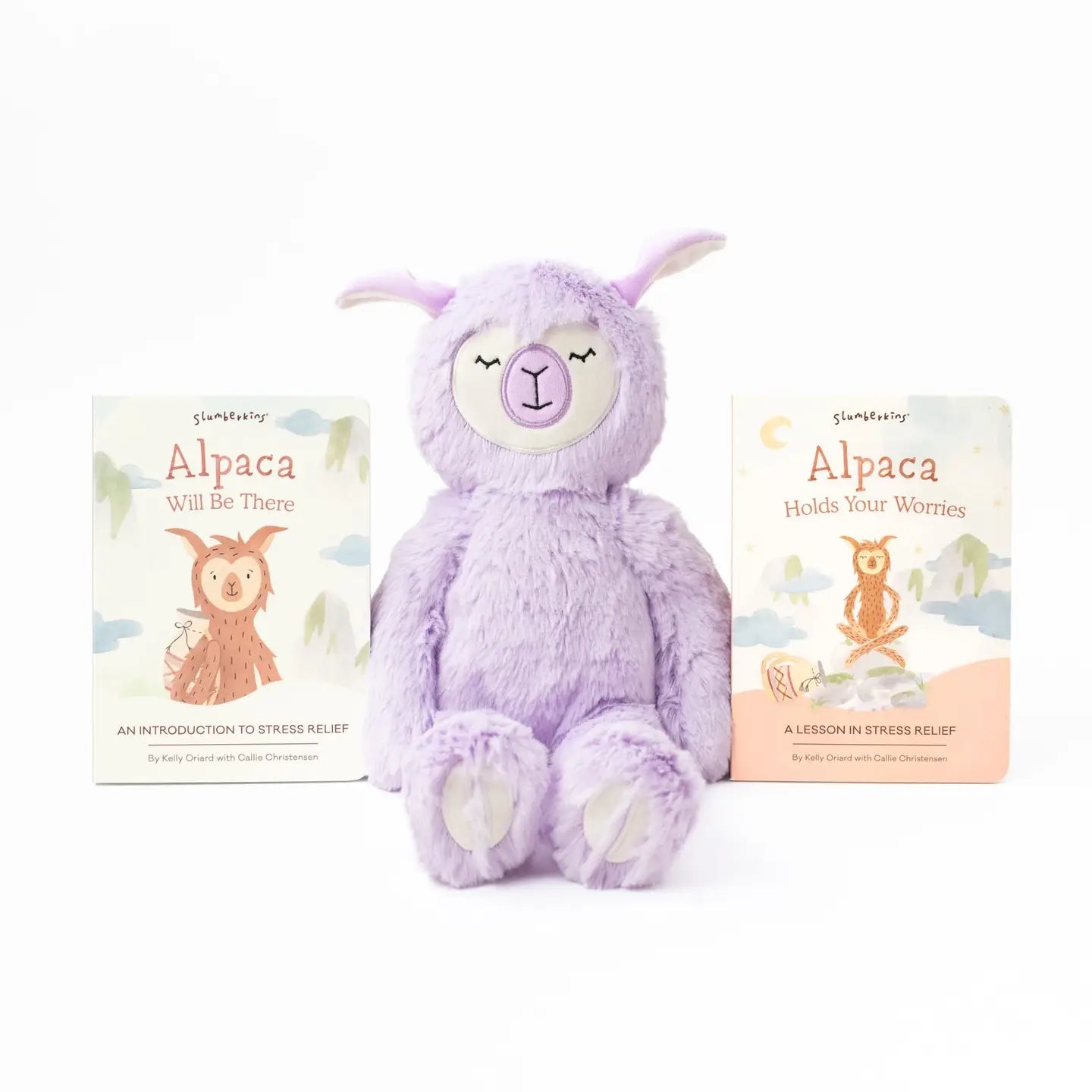 Slumberkins Alpaca Kin Set: Lilac