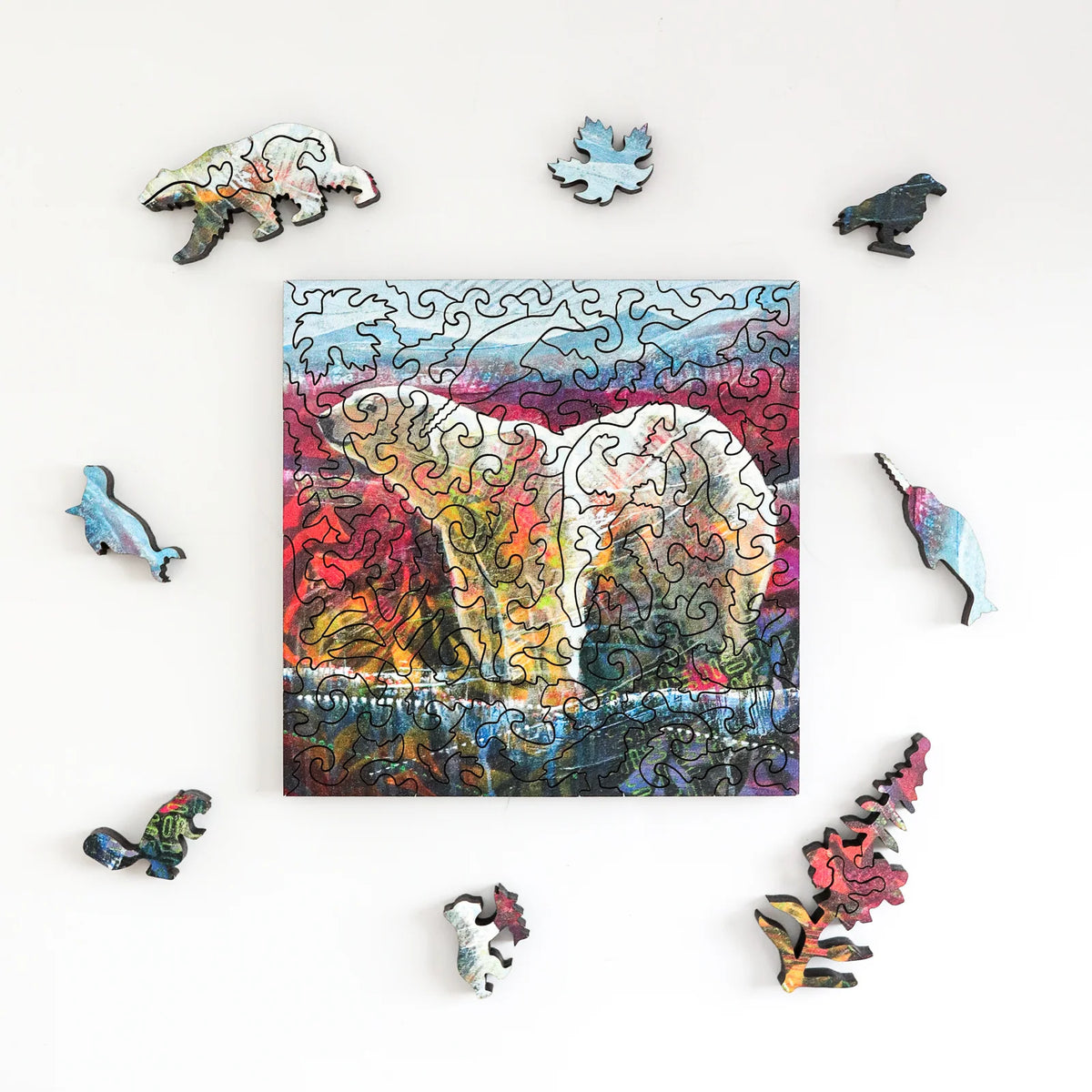 Stump Craft Wooden Puzzle - Polar Expedition by John Webster