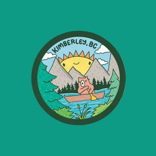 Turtle's Soup Get Lost in Kimberley BC Vinyl Sticker