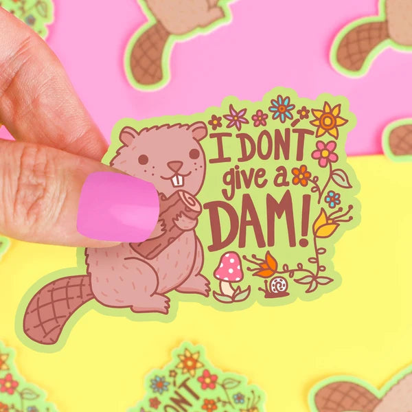 Turtle's Soup Beaver Dam Vinyl Sticker