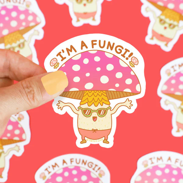 Turtle's Soup I'm A Fungi Vinyl Sticker