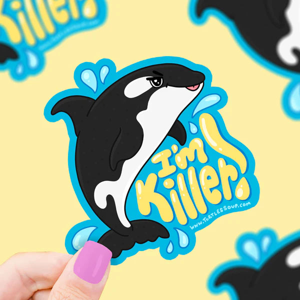 Turtle's Soup I'm Killer Vinyl Sticker