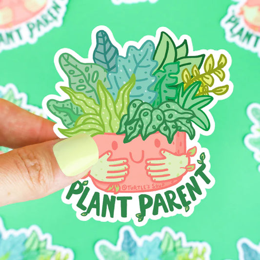 Turtle's Soup Plant Parent Vinyl Sticker