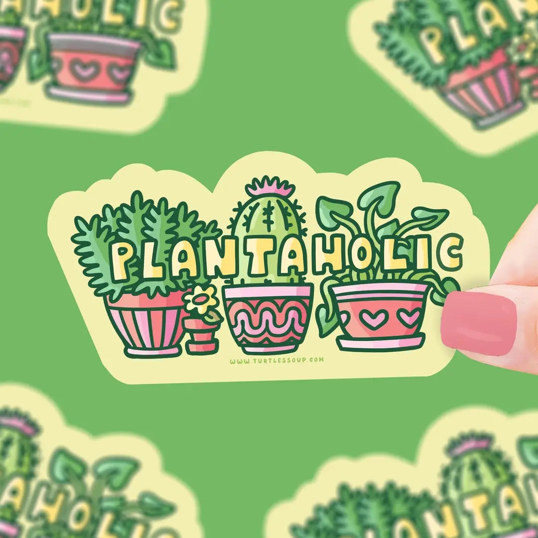 Turtle's Soup Plantaholic Vinyl Sticker