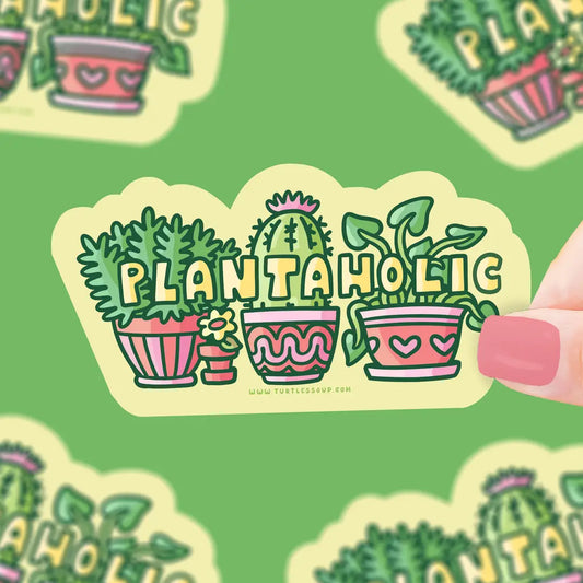 Turtle's Soup Plantaholic Vinyl Sticker