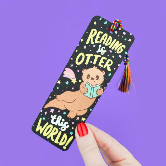 Turtle's Soup Reading Is Otter This World Bookmark