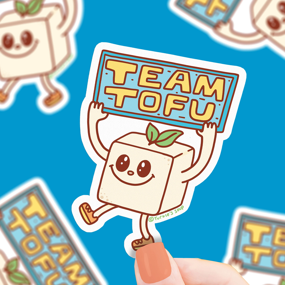 Turtle's Soup Team Tofu Vinyl Sticker