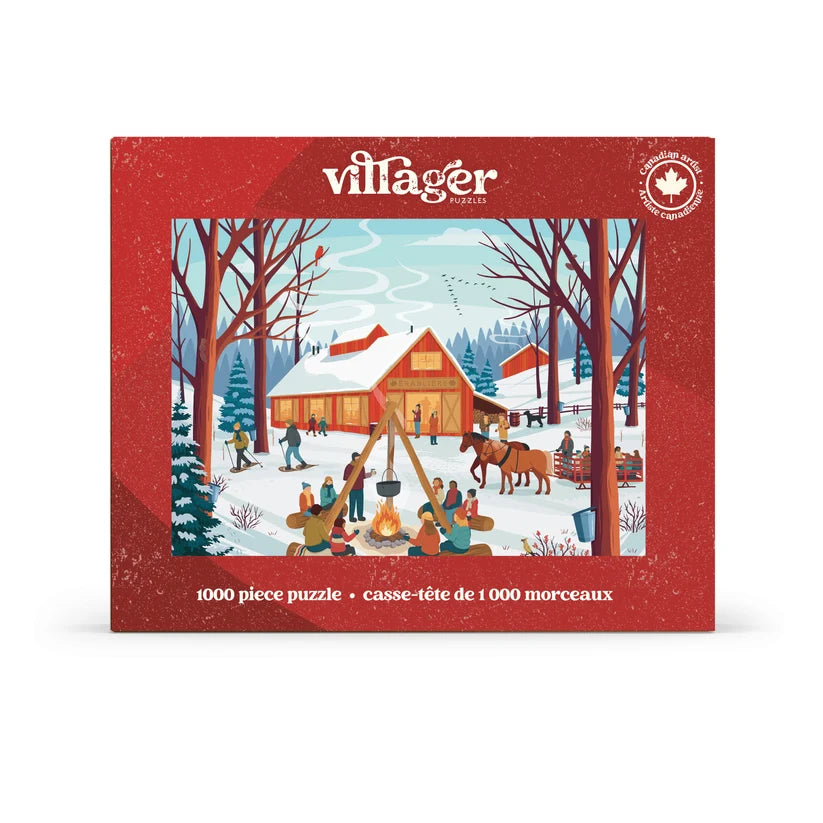 Villager Puzzles Cabane à Sucre 1000 Piece Puzzle