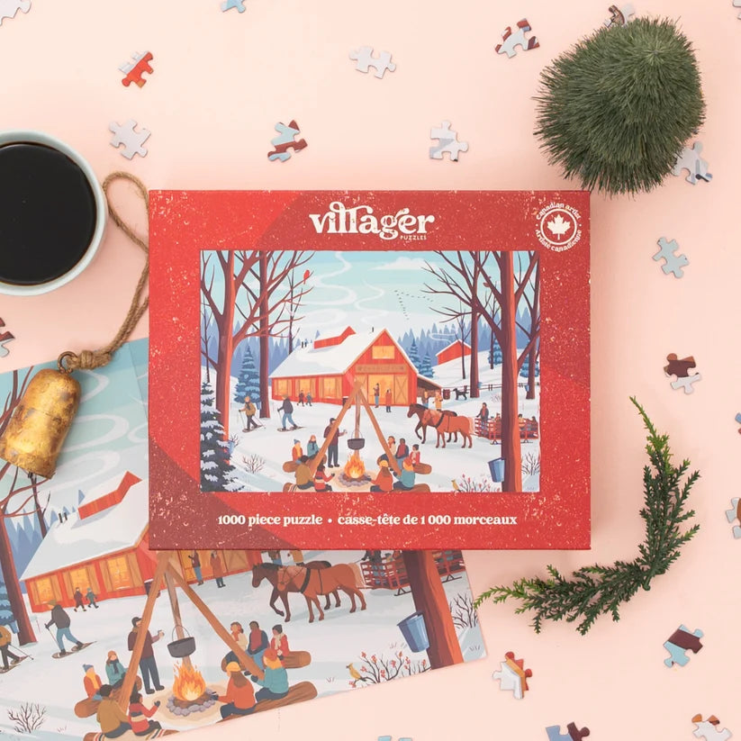 Villager Puzzles Cabane à Sucre 1000 Piece Puzzle