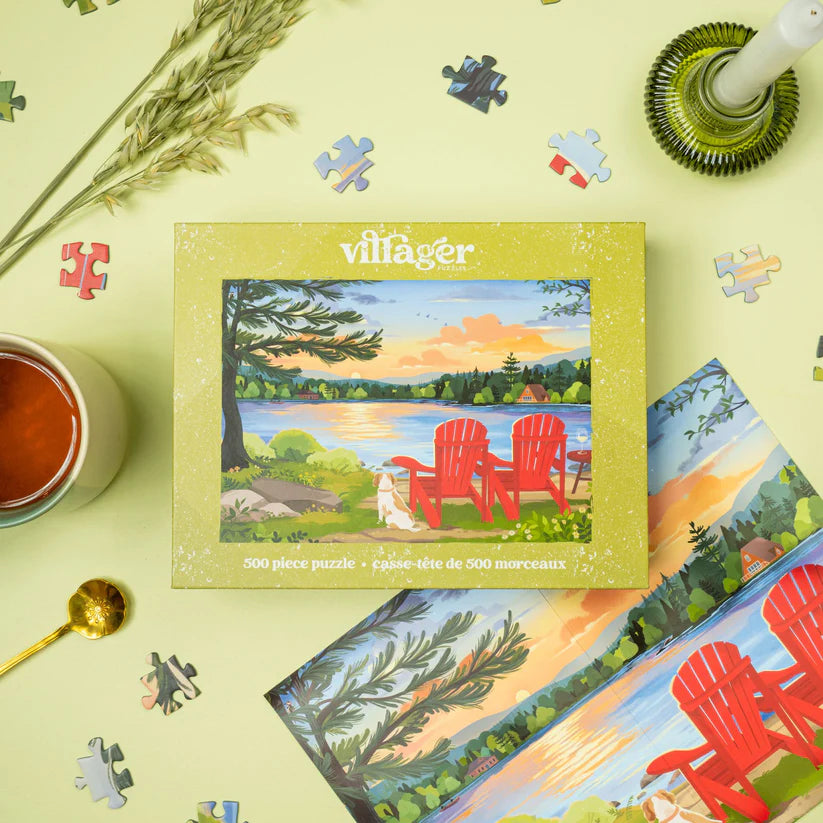 Villager Puzzles Cottage Country 500 Piece Puzzle
