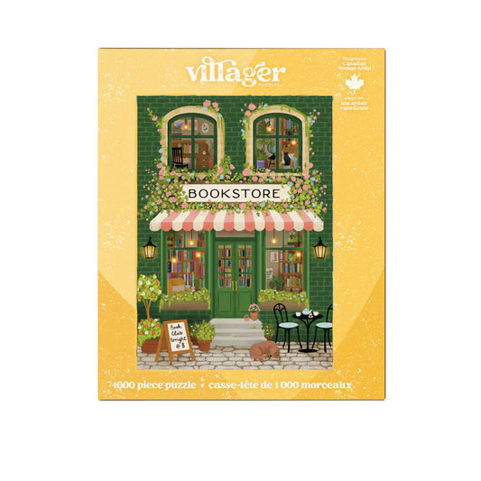 Villager Puzzles Emerald Bookstore 1000 Piece Puzzle