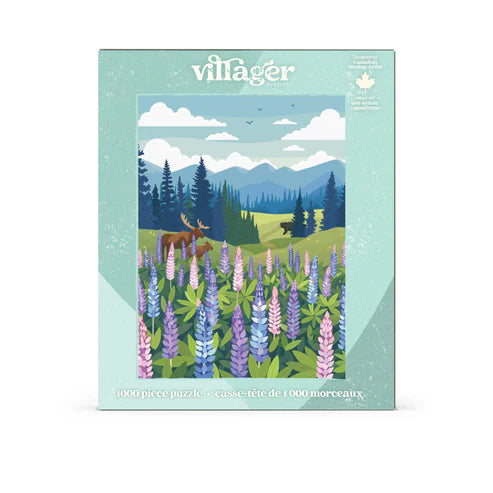 Villager Puzzles Lupines Meadow 1000 Piece Puzzle