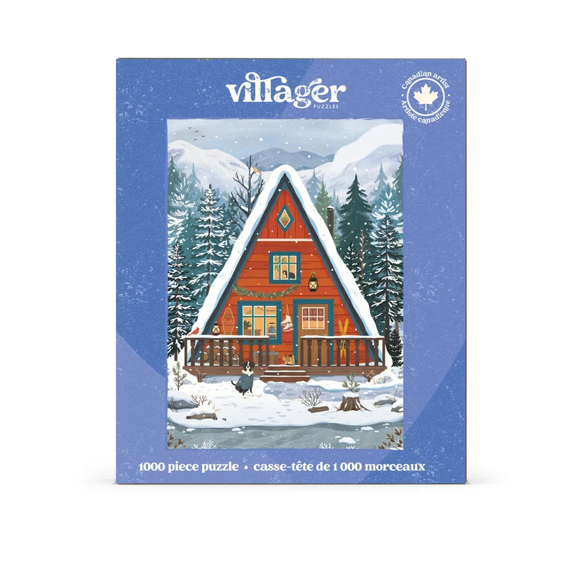 Villager Puzzles Midwinter Retreat 1000 Piece Puzzle