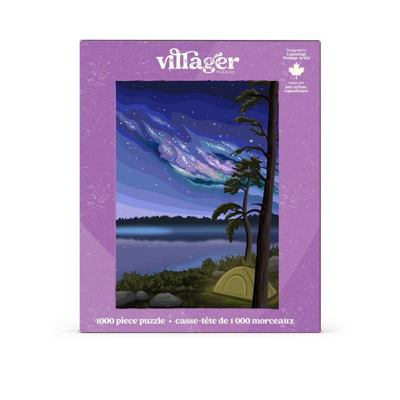 Villager Puzzles Northern Camping 1000 Piece Puzzle