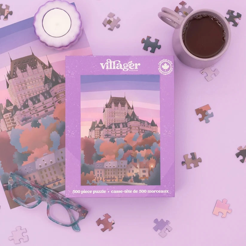 Villager Puzzles Quebec City 500 Piece Puzzle
