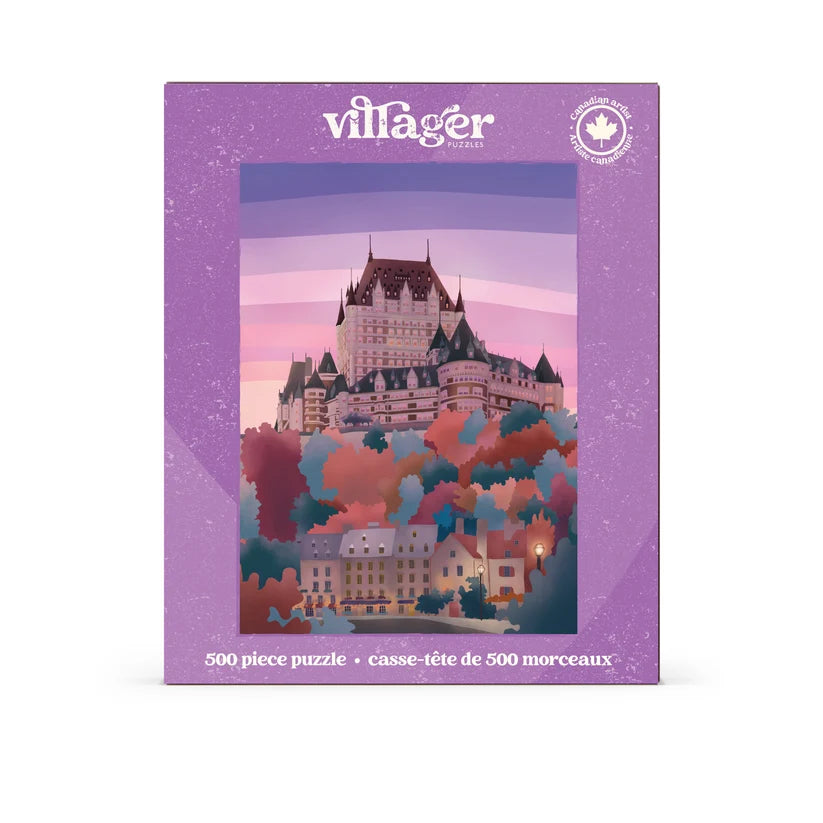 Villager Puzzles Quebec City 500 Piece Puzzle