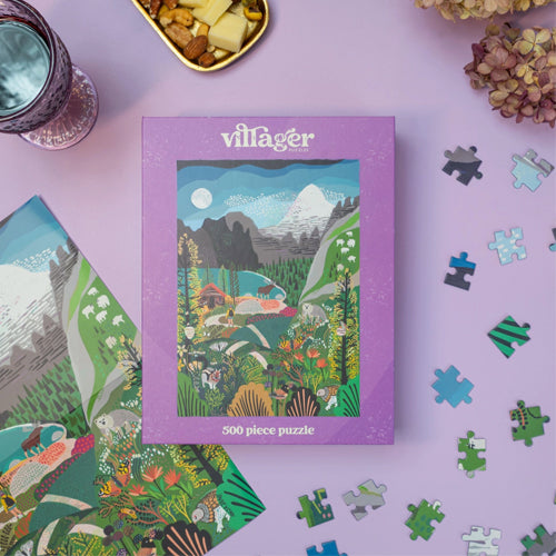 Villager Puzzles Rockies Explorer 500 Piece Puzzle