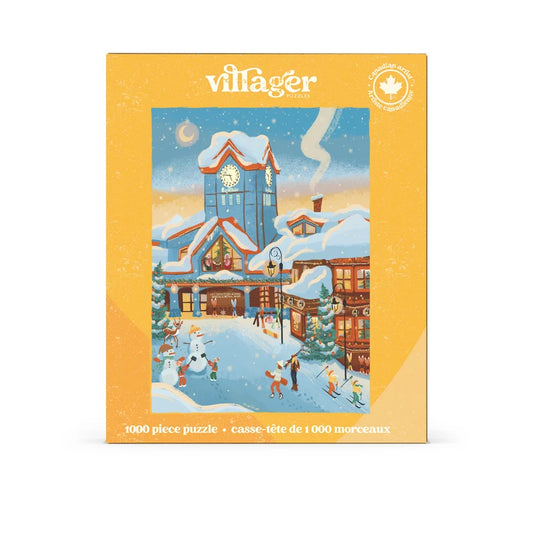 Villager Puzzles Ski Resort 1000 Piece Puzzle