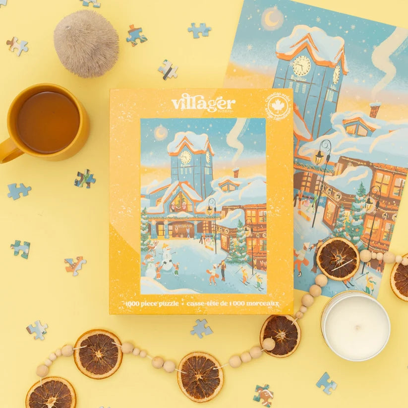 Villager Puzzles Ski Resort 1000 Piece Puzzle