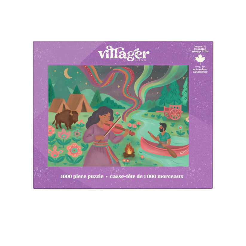 Villager Puzzles Dancing Sky 1000 Piece Puzzle