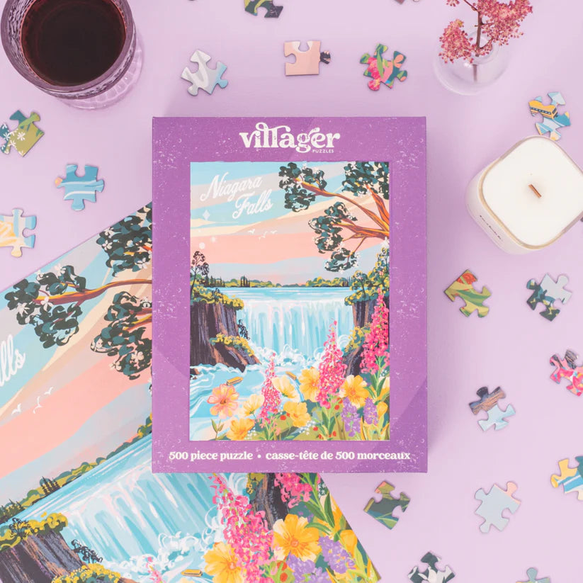Villager Puzzles Niagara Falls 500 Piece Puzzle