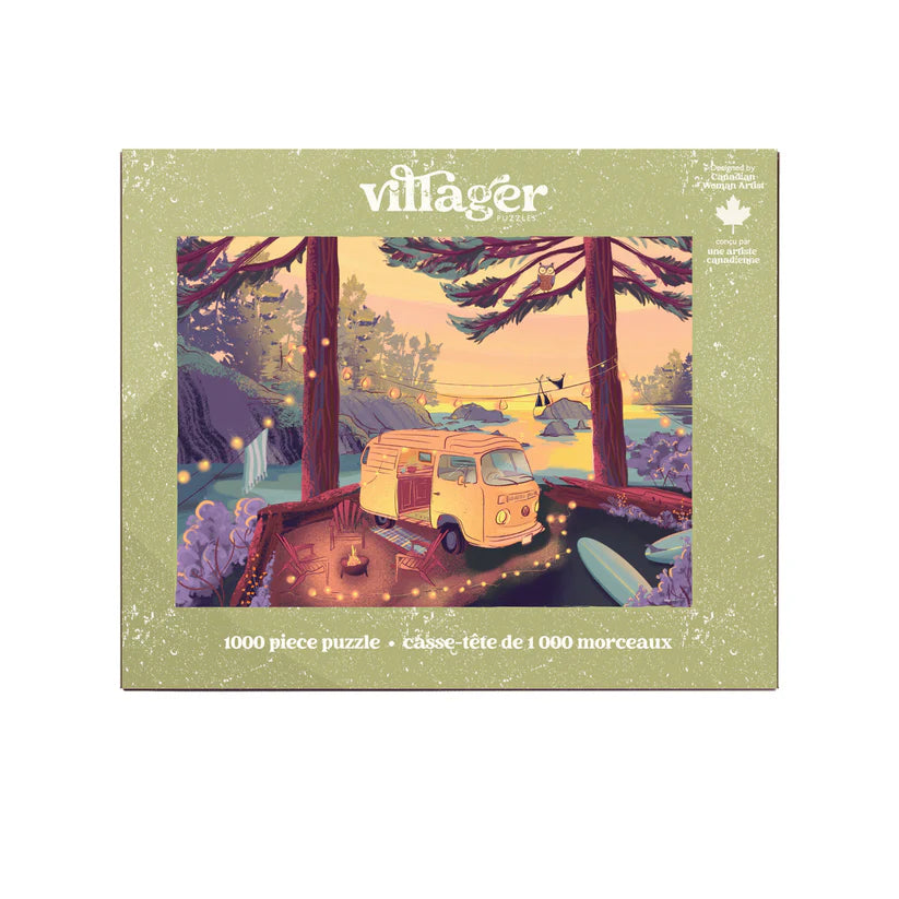 Villager Puzzles Twilight Campsite 1000 Piece Puzzle