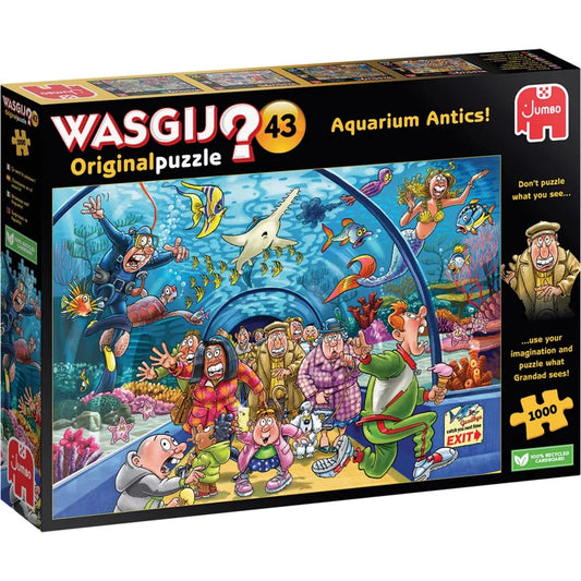 Wasgij Aquarium Antics 1000 Piece Puzzle