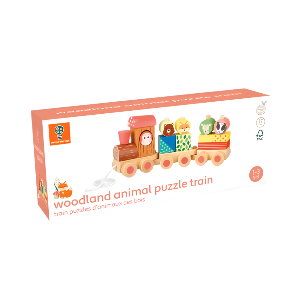 Woodland Animal Puzzle Train