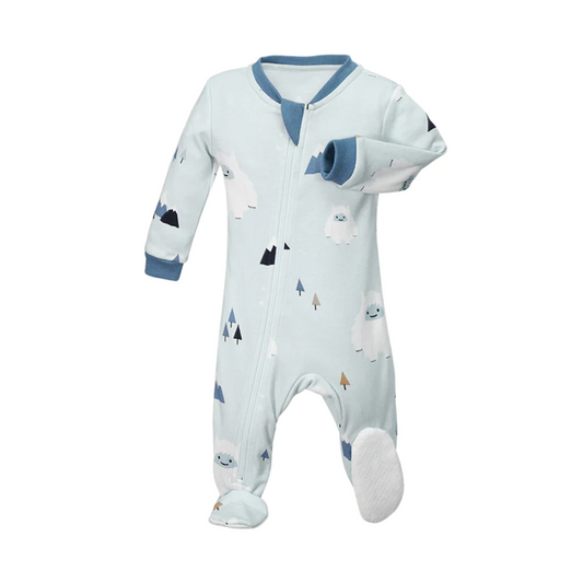 ZippyJamz Yeti To Love You Organic Cotton Sleepers