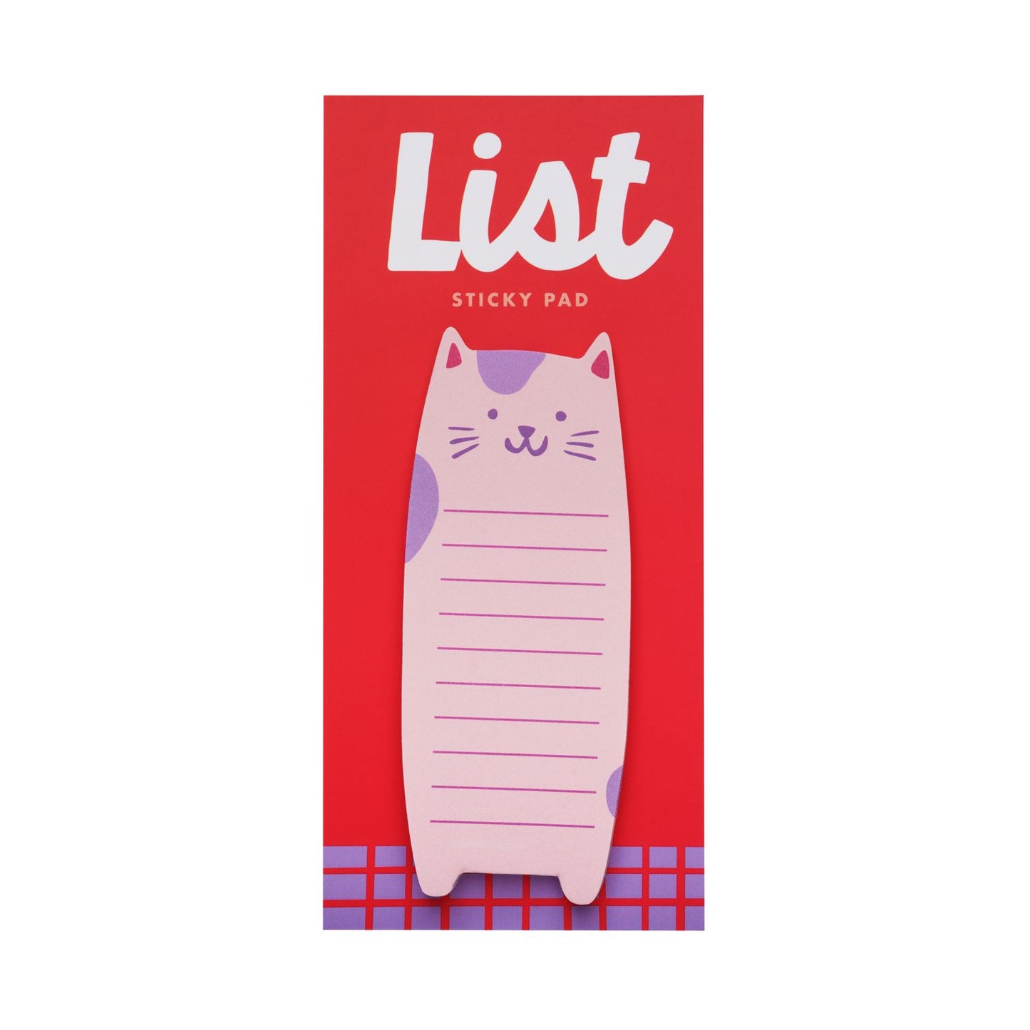 Girl of All Work Cat List Sticky Pad