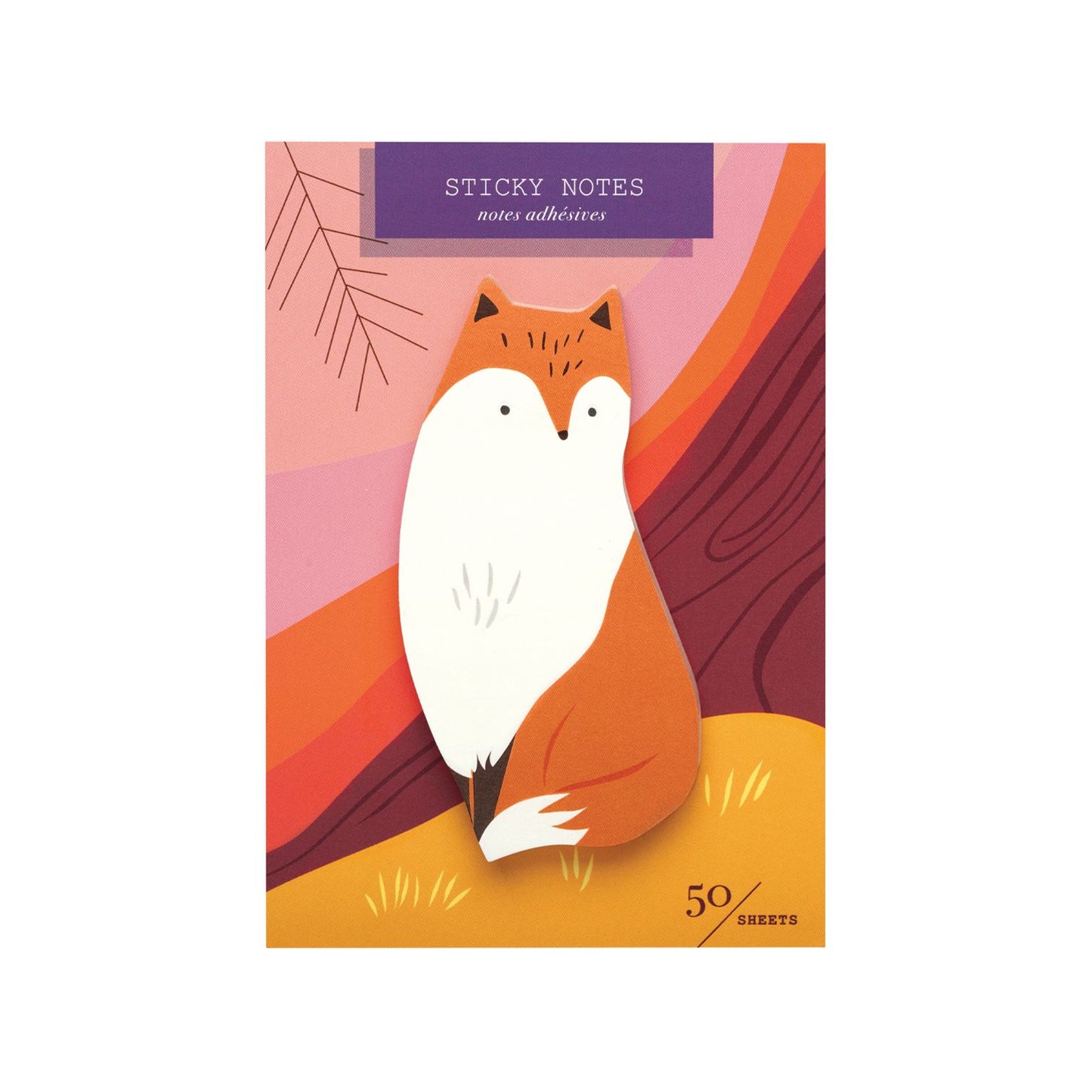 Girl of All Work Fox List Sticky Pad