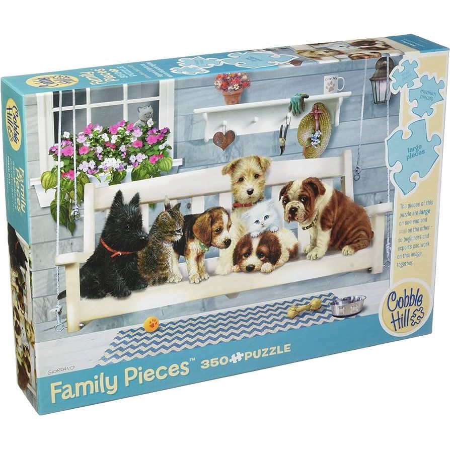 Cobble Hill Porch Pals 350 Piece Puzzle