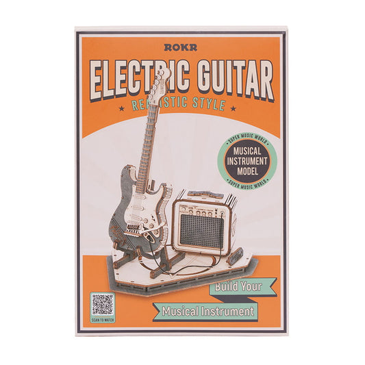 ROKR Electric Guitar 3D Wood Puzzle