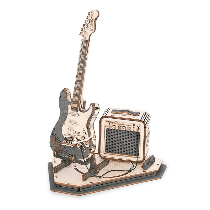 ROKR Electric Guitar 3D Wood Puzzle