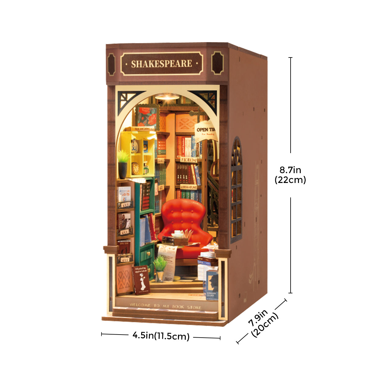Rolife DIY Book Nook & Wonderland Bookstore