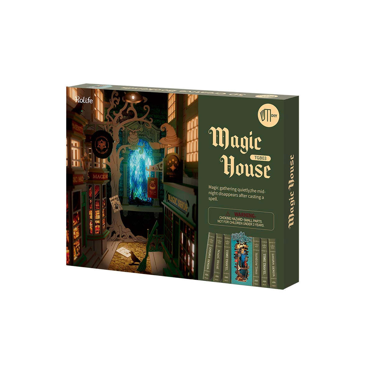 Rolife Book Nook & Wonderland Magic House