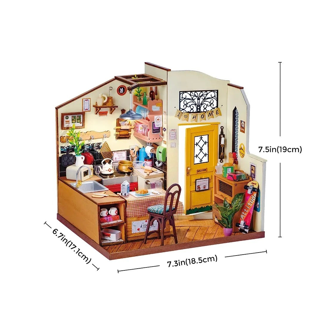 Rolife DIY Miniature House Cozy Kitchen