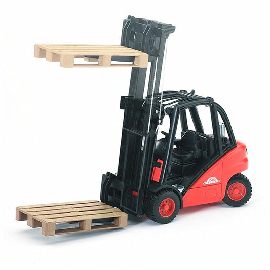 Bruder Linde H30D Forklift with 2 Pallets