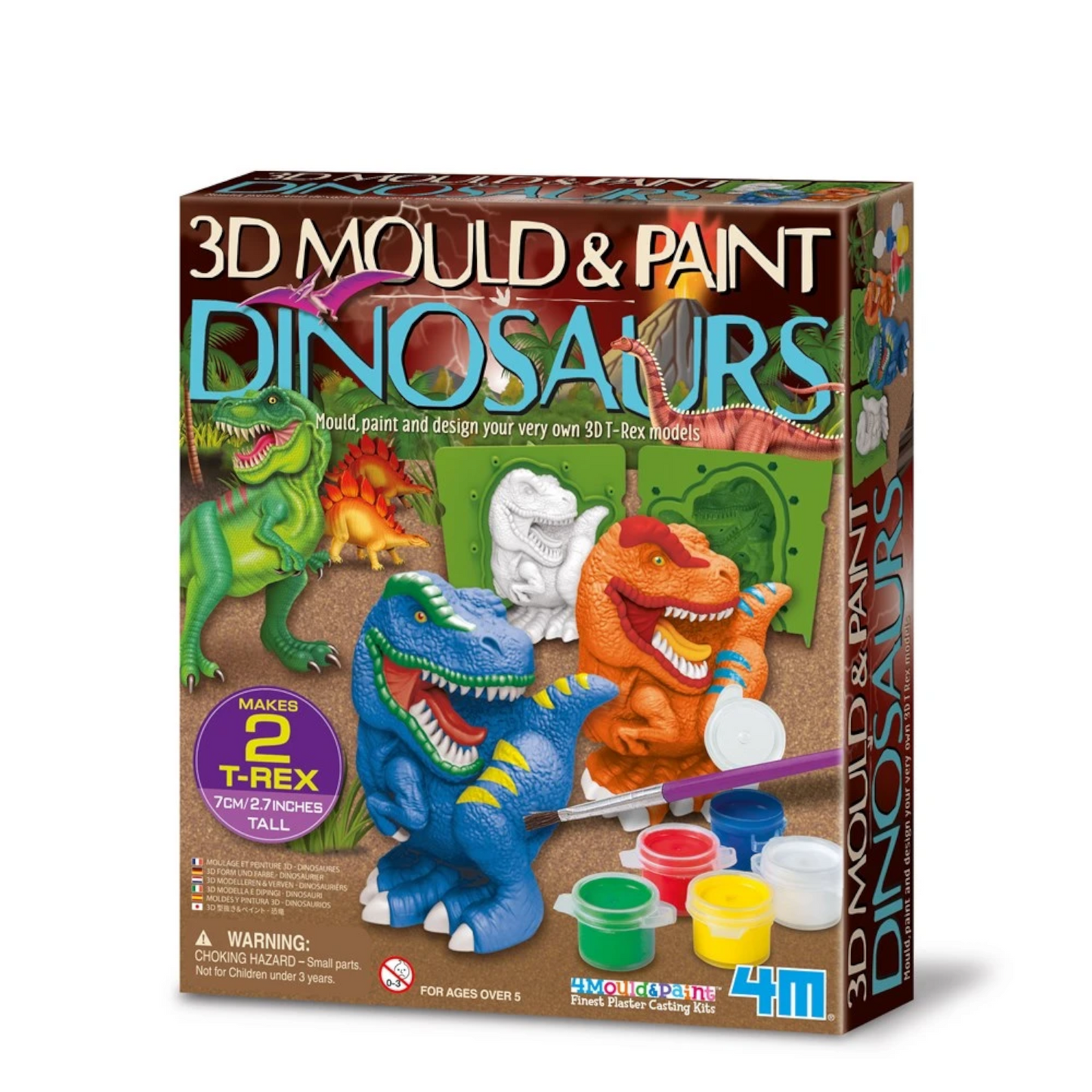 3D Mould and Paint Dinosaurs