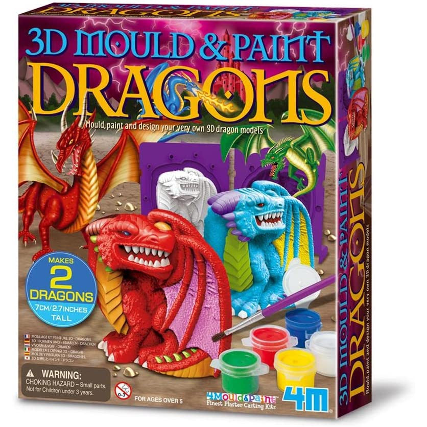 3D Mould and Paint Dragons