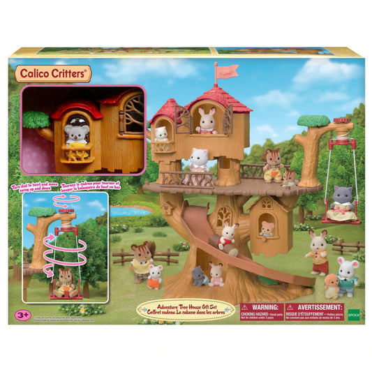 Calico Critters Adventure Treehouse Gift Set