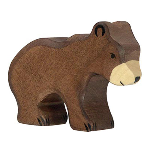 Holztiger Wooden Brown Bear - small