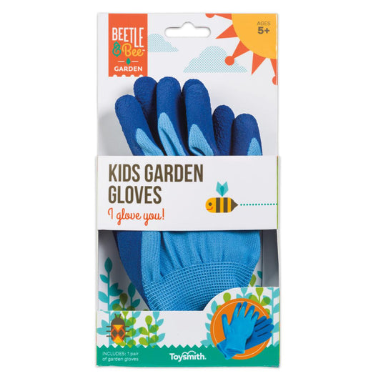 Beetle And Bee Kids Garden Gloves