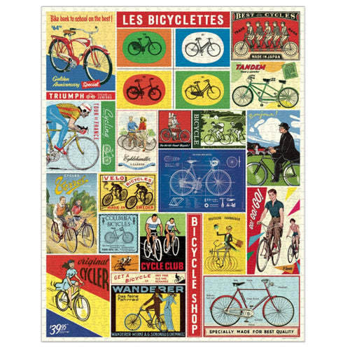 Cavallini & Co. - Bicycles 1000 Piece Puzzle
