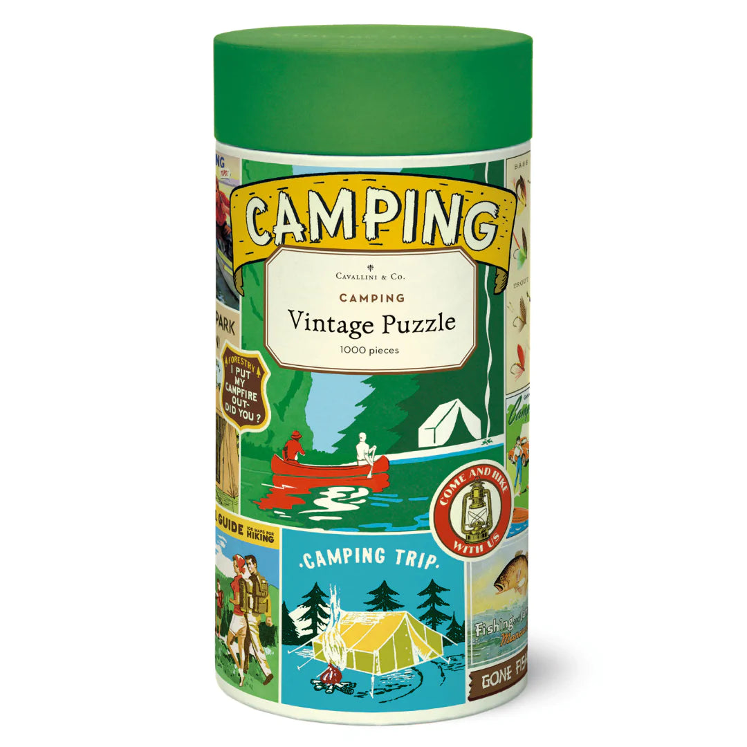 Cavallini & Co. - Camping 1000 Piece Puzzle